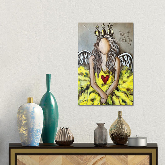 Today I Choose Joy by Ruth's Angels - Canvas Gallery Wrap