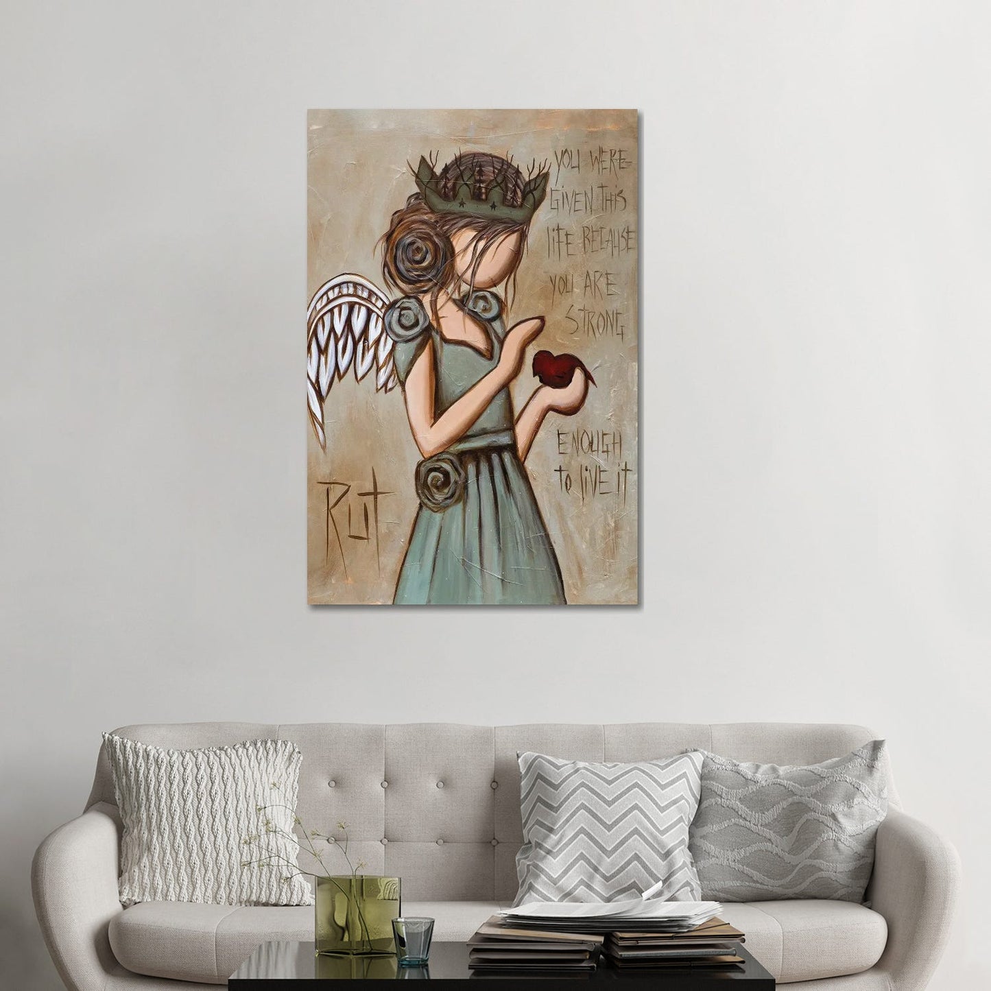 Strong Enough by Ruth's Angels - Canvas Gallery Wrap