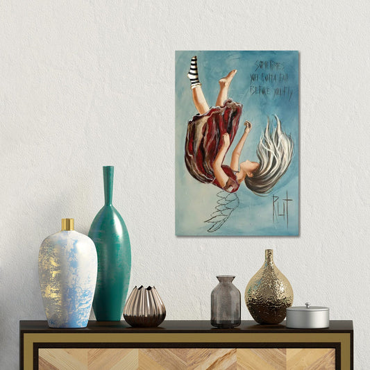 Sometimes You Gotta Fall by Ruth's Angels - Canvas Gallery Wrap