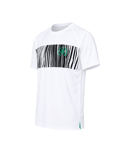 White with Black Zebra-