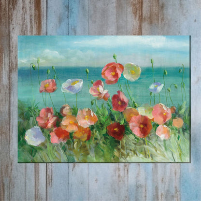 Seaside Poppies  All Weather Outdoor Art