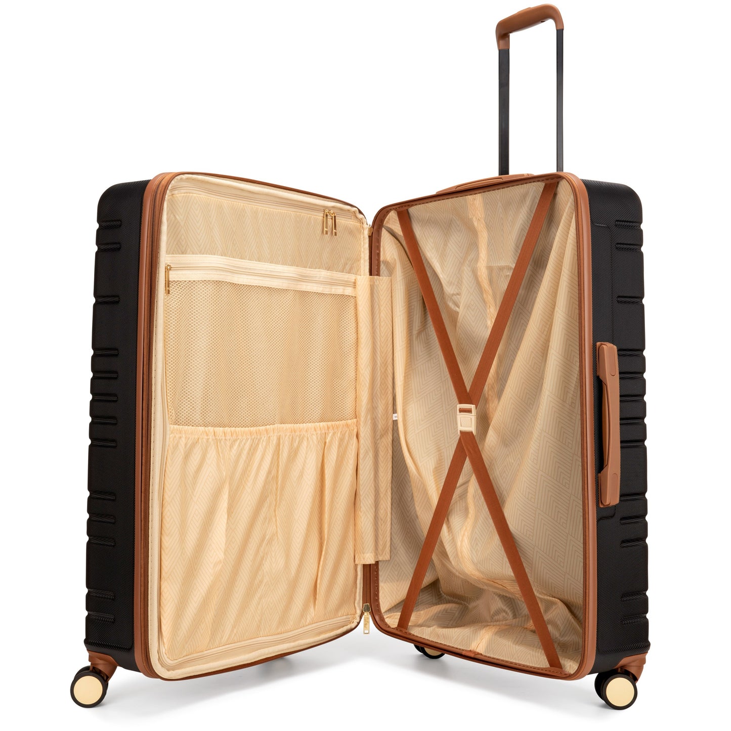 Miami Carry on Brickell 3 Piece Expandable Retro Spinner Luggage Set