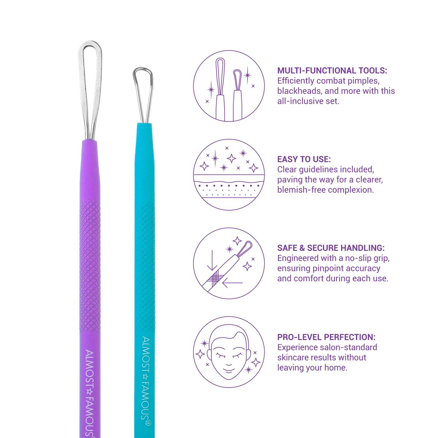 Purple & Turquoise-