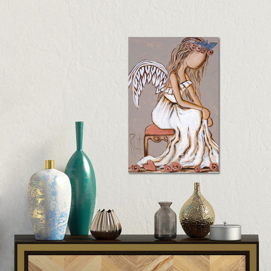 Angel With Crown by Ruth's Angels - Canvas Gallery Wrap