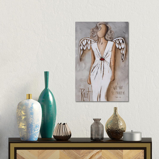 I Will Not Be Shaken by Ruth's Angels - Canvas Gallery Wrap