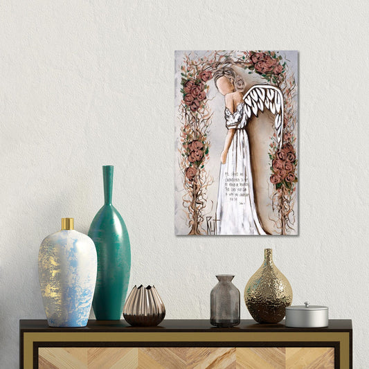 Be Strong And Courageous by Ruth's Angels - Canvas Gallery Wrap