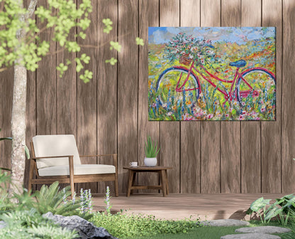 Brenda's Bike All Weather Outdoor Art