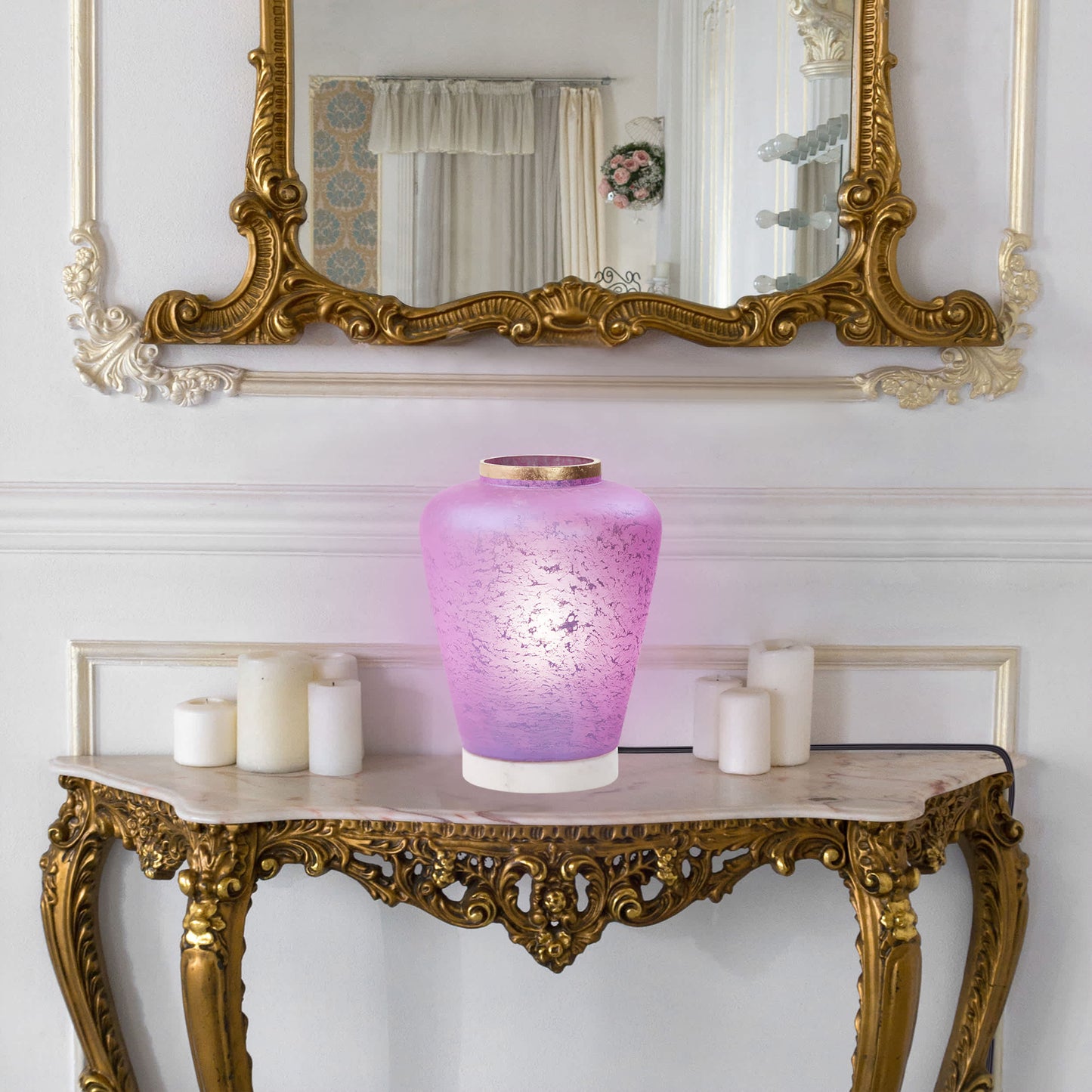 Pink/Purple/ Gold/ White-