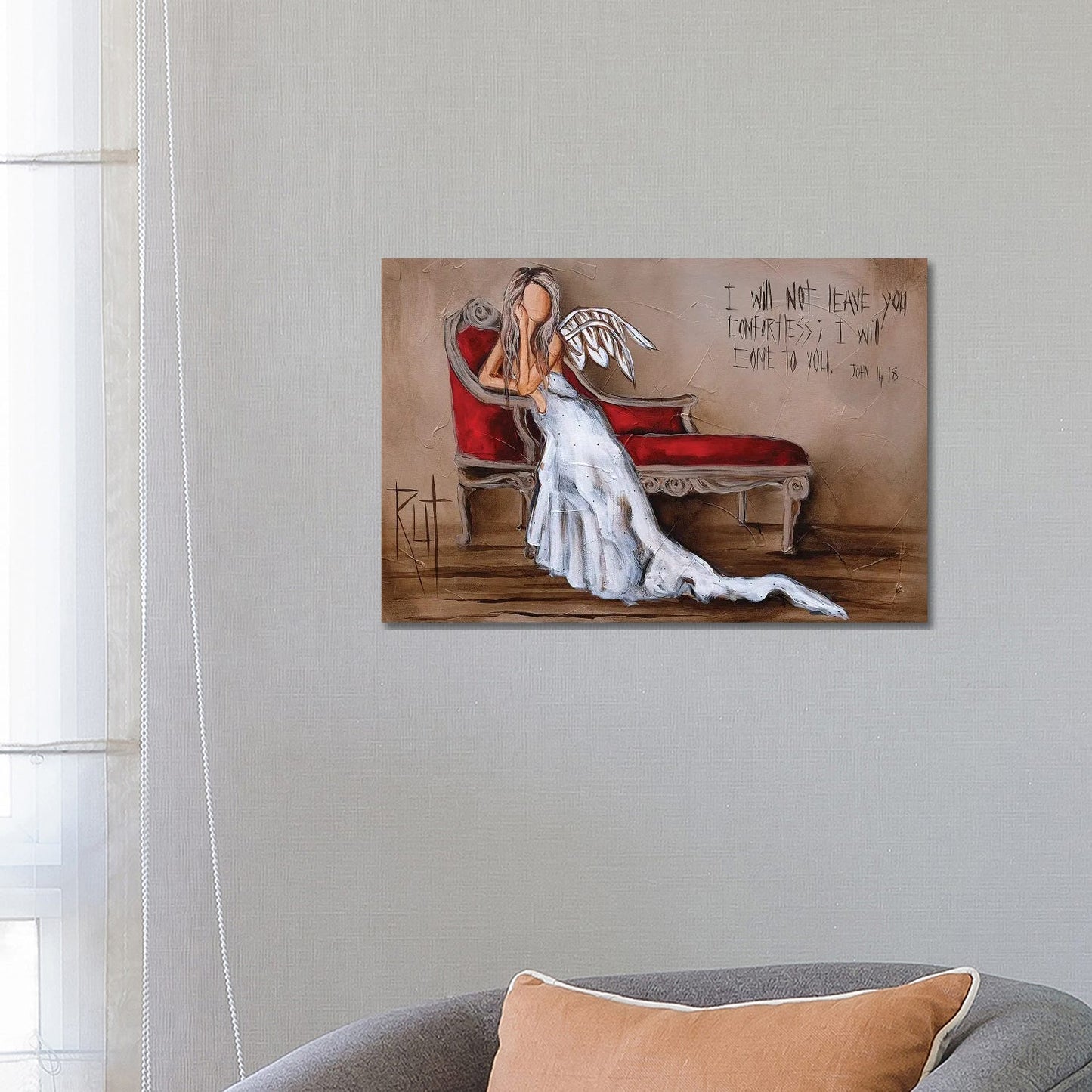 John 4:18 by Ruth's Angels - Canvas Gallery Wrap
