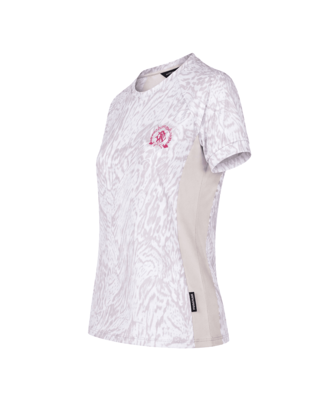 White with Gray Leopard Print-