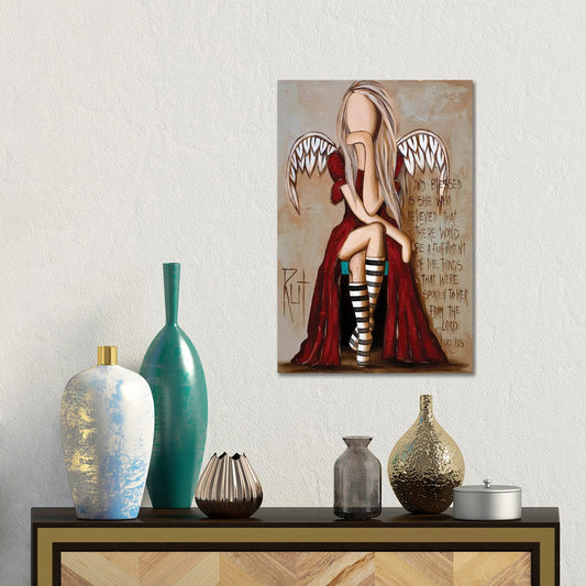 And Blessed Is She by Ruth's Angels - Canvas Gallery Wrap