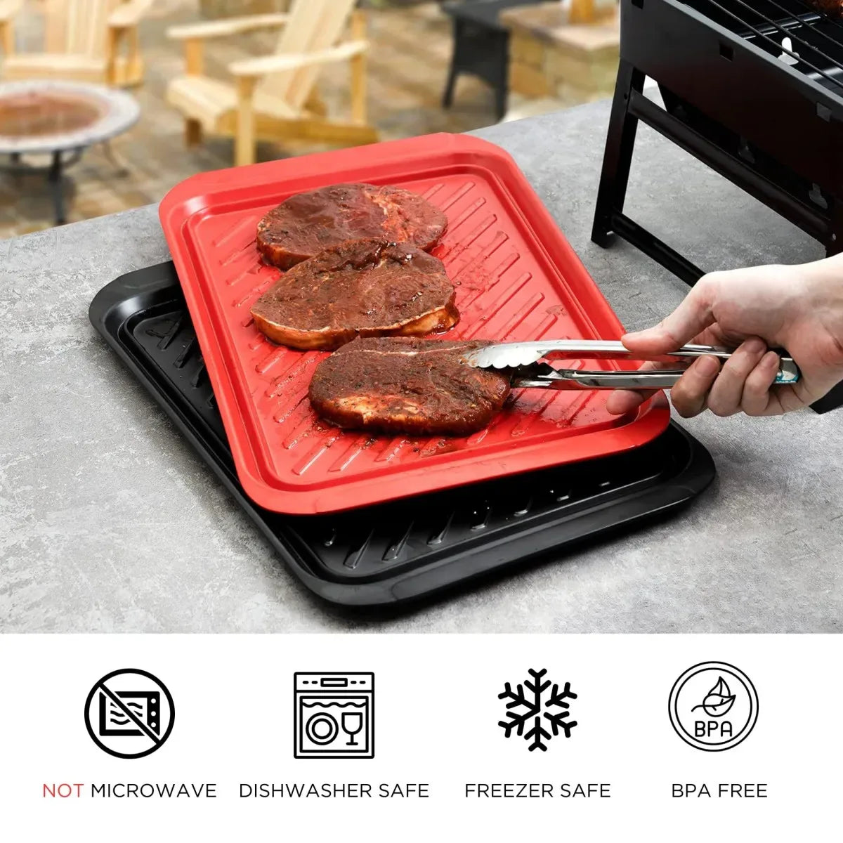 Red and Black-2 Pack-