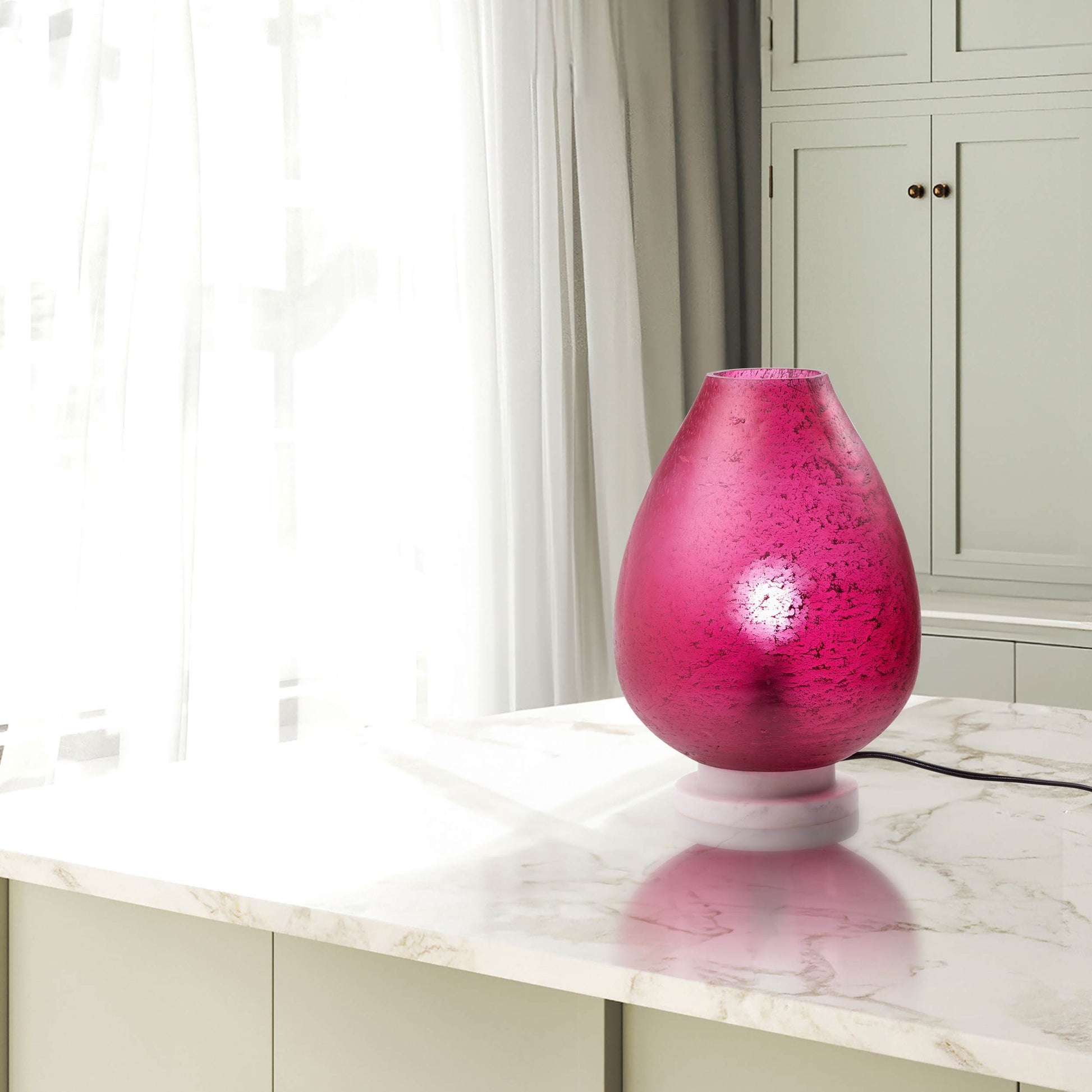 Fuchsia/ White-