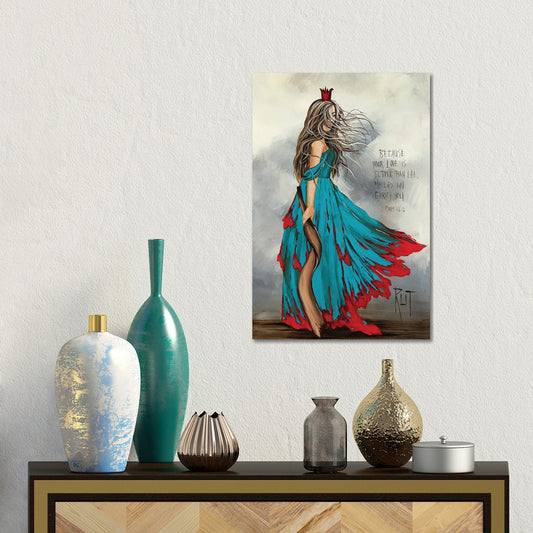 Because Your Love by Ruth's Angels - Canvas Gallery Wrap