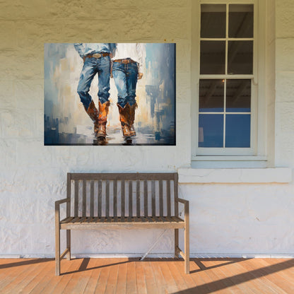 Steppin' Out All Weather Outdoor Art