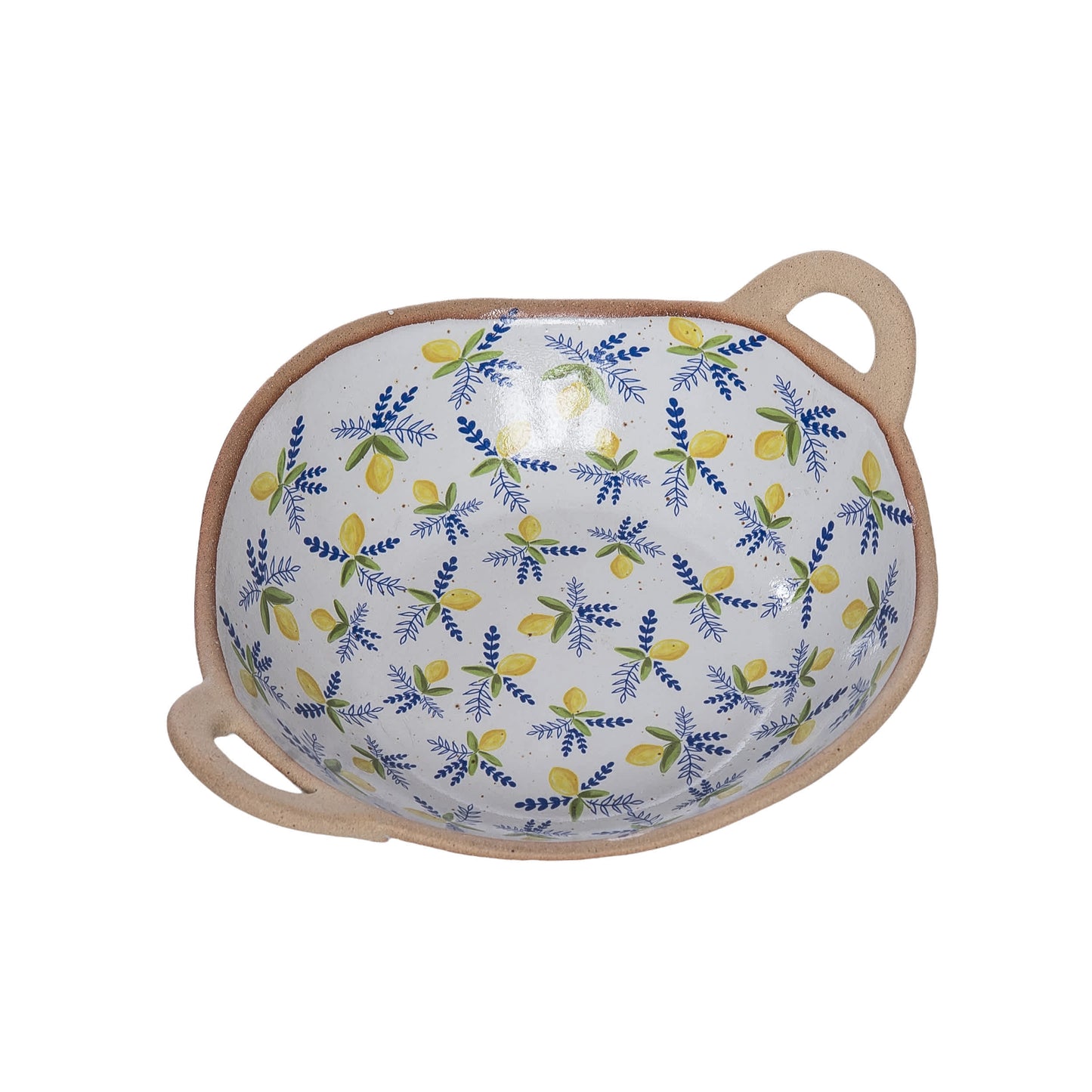 Ceramic Citrus Bowl Multicolored for Spring Serving and Entertaining