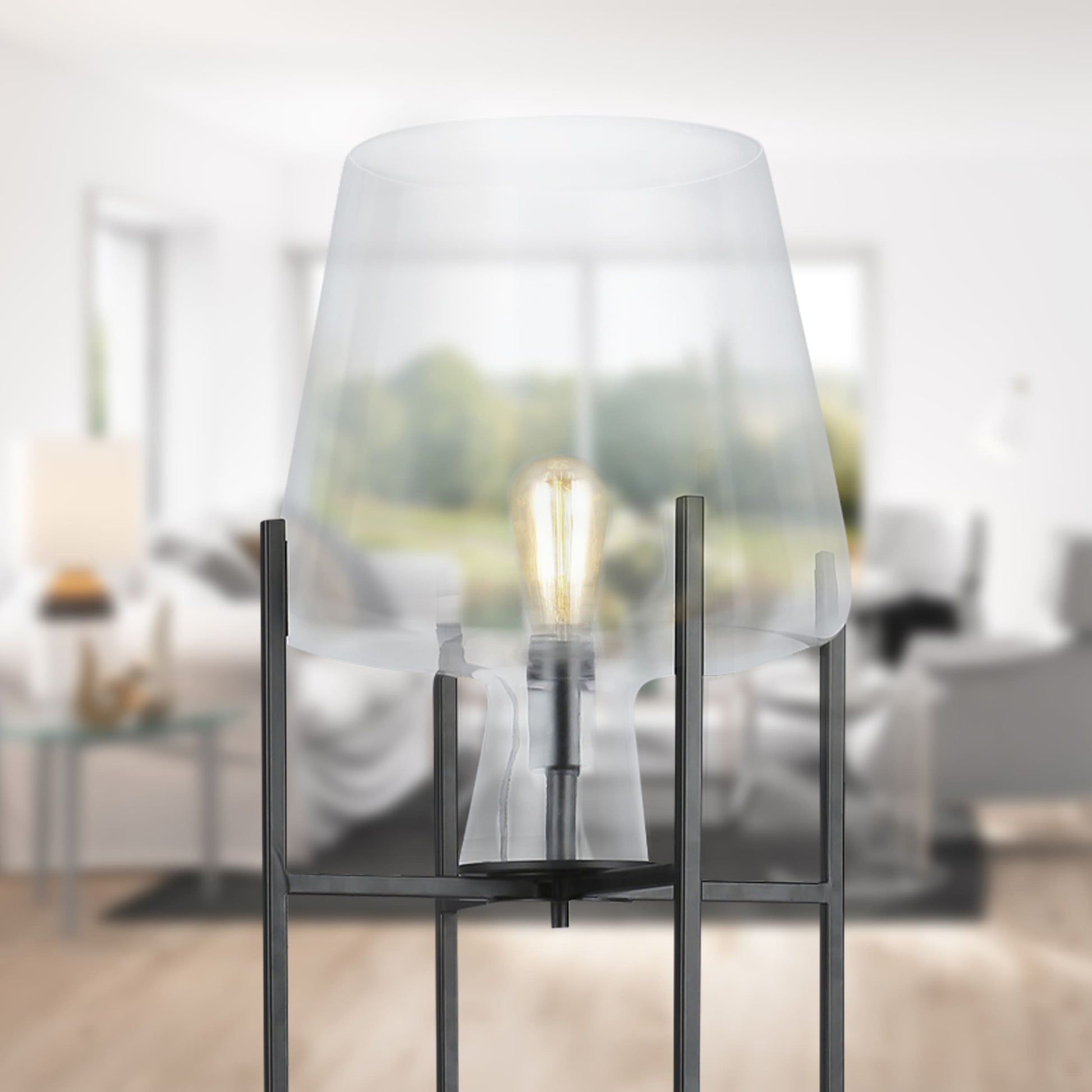 Clear/ Black-
