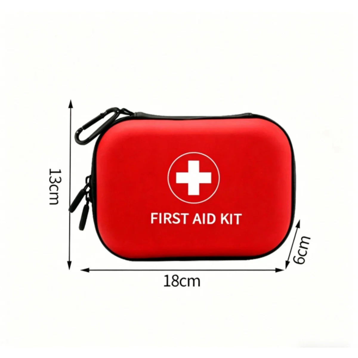 Hard Shell First Aid Case with Carabiner（20-Piece）