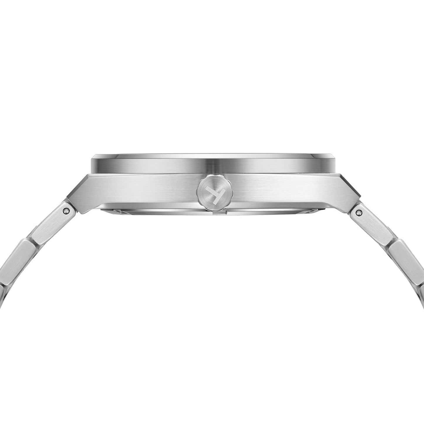 Silver Tone Blue-