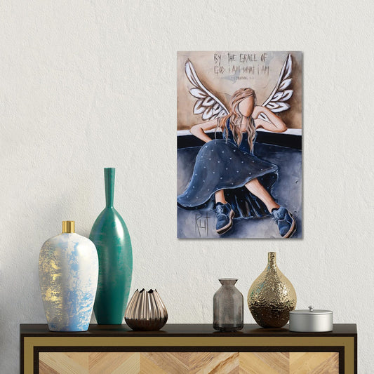 By The Grace Of God by Ruth's Angels - Canvas Gallery Wrap
