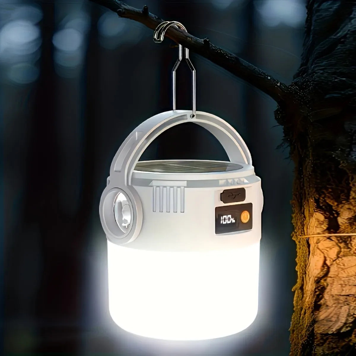 Solar-Powered Tent Light