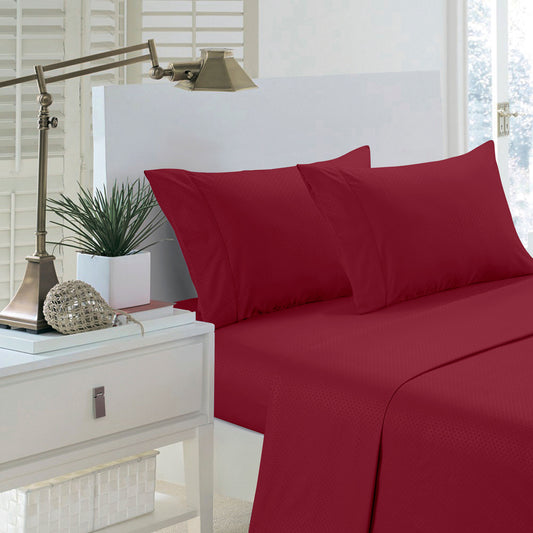 Burgundy Pentagon-