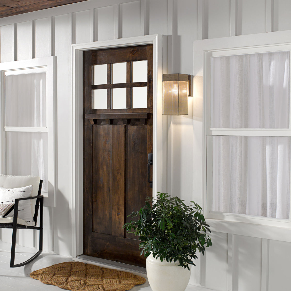 River of Goods 13.25" Dixsie Farmhouse Exterior Light Fixture Sconce