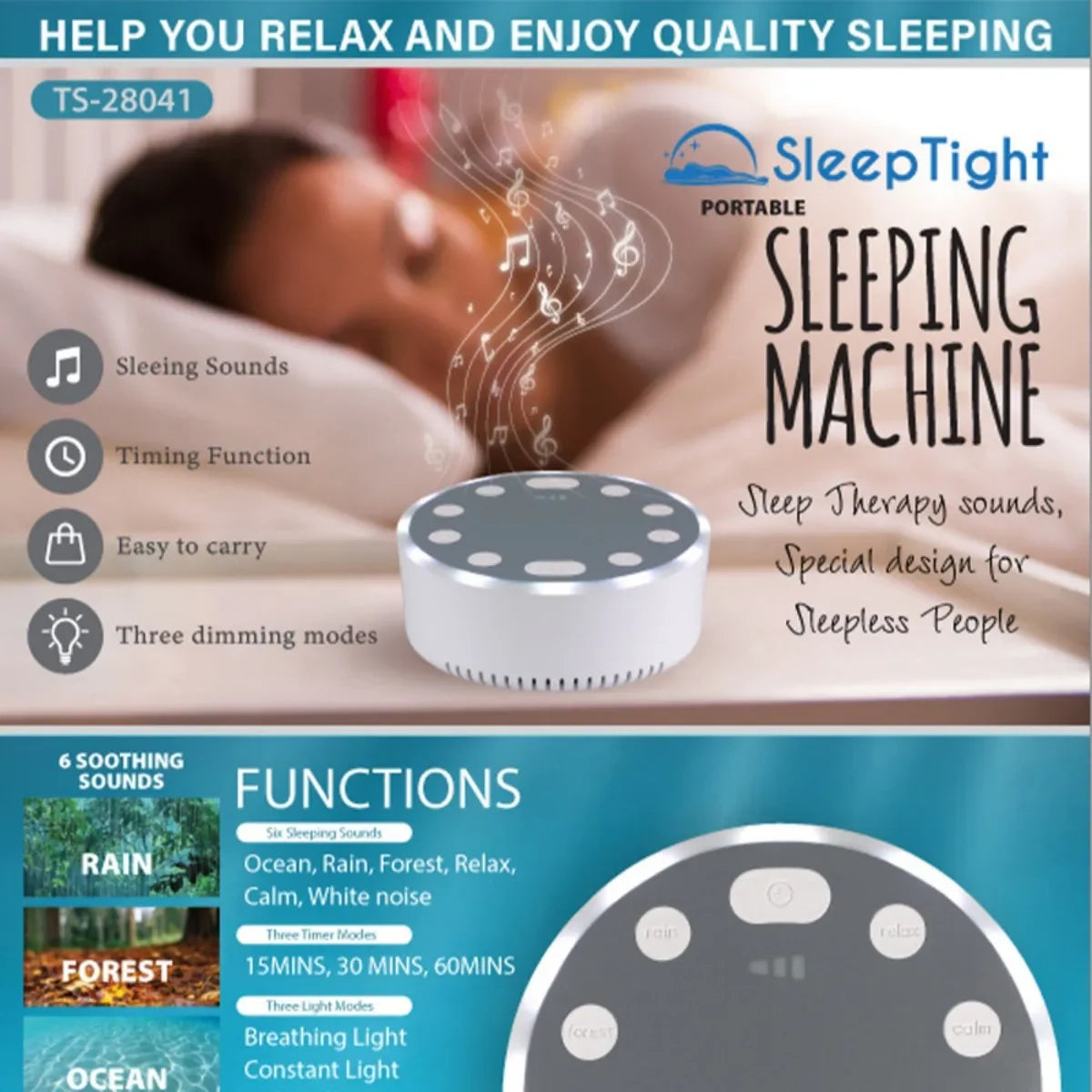 Portable Sleep Therapy Machine