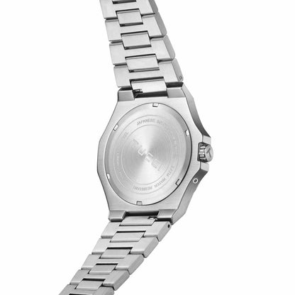 Silver Tone Black-