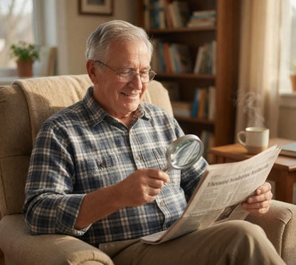 Hand-Held 3X LED Magnifier