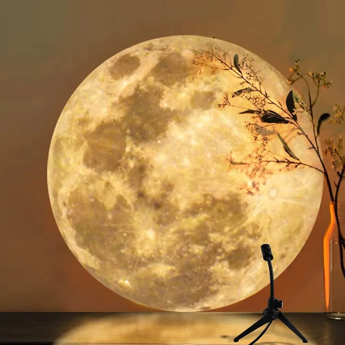 Tripod Moon Projector Light