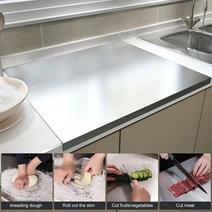 Stainless Steel Multifunctional Kitchen Prep Board