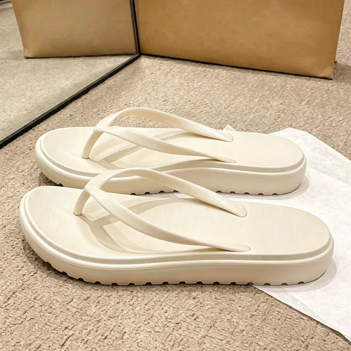 Beige-