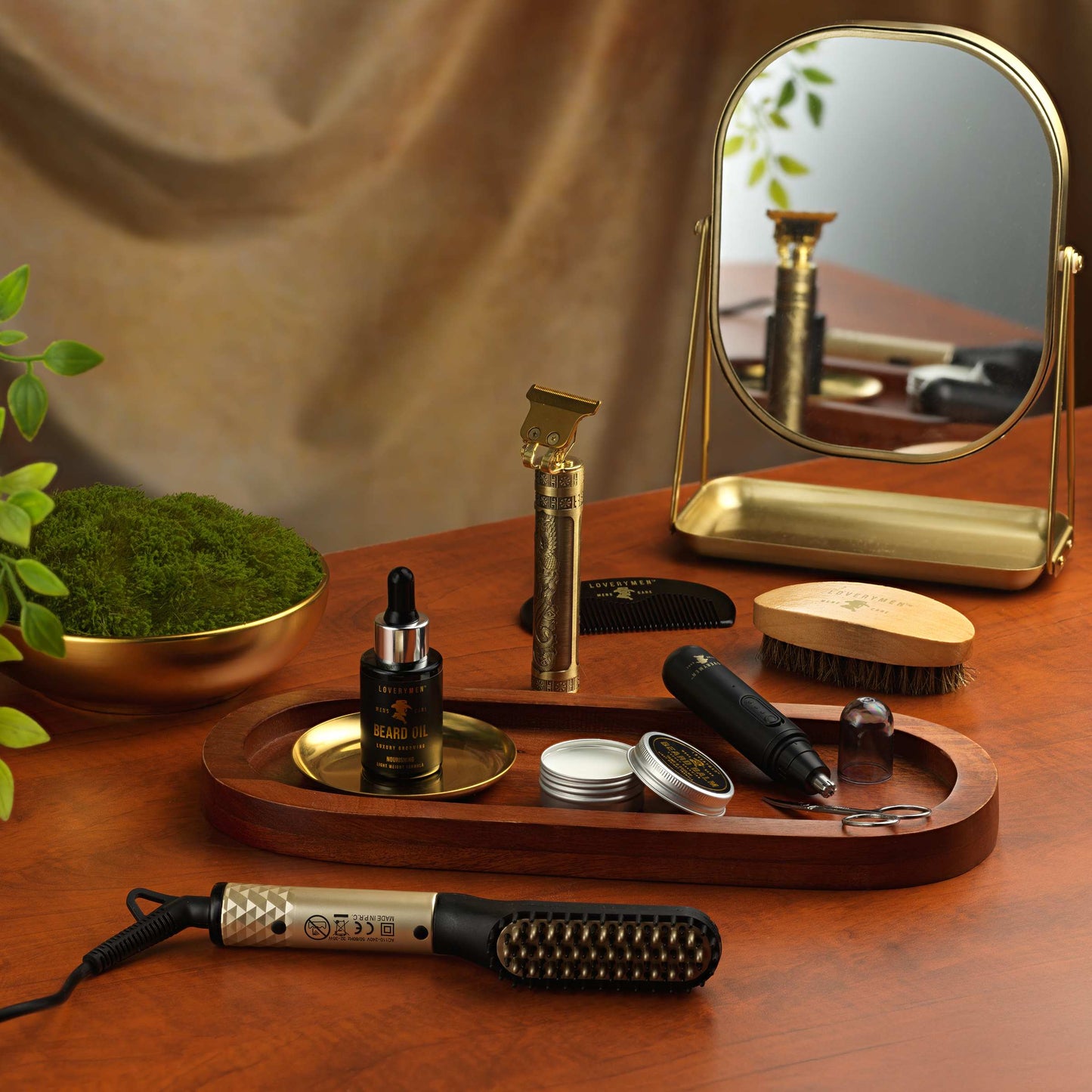 Lovery Men Beard Grooming Kit - 15pc Luxury Beard Care