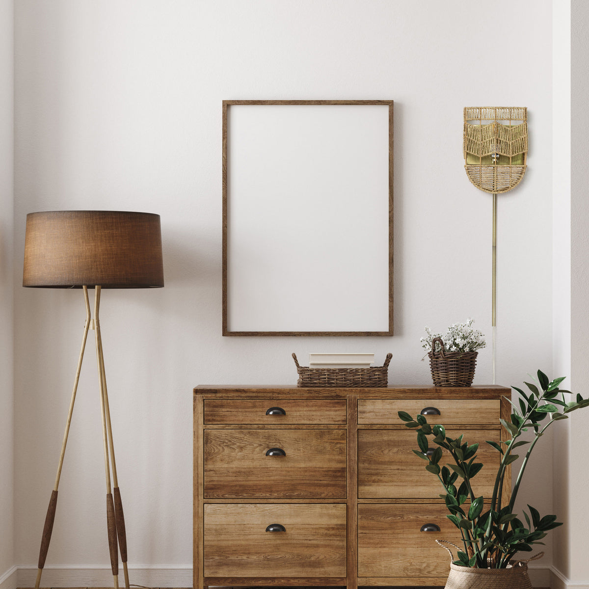 River of Goods 25.75"H Brushed Gold Iron Wall Sconce with Hemp Rope Shade