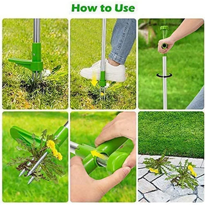 Stand-Up Weed Puller Tool