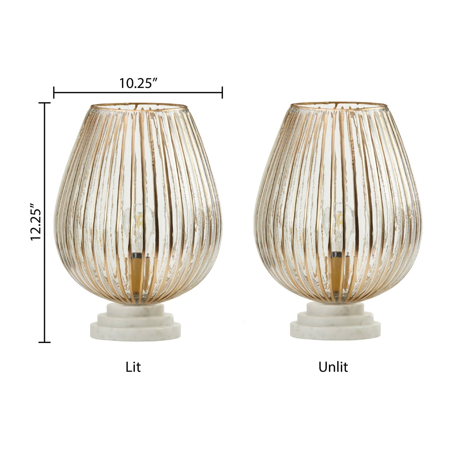 Gold/ Clear/ White-