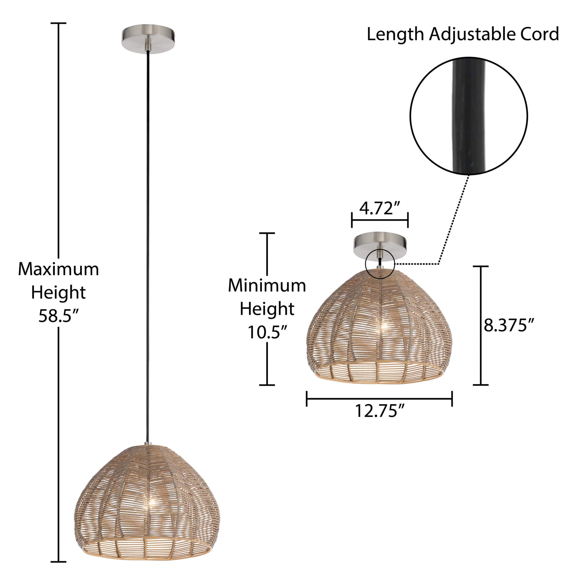 Brown/ Silver-