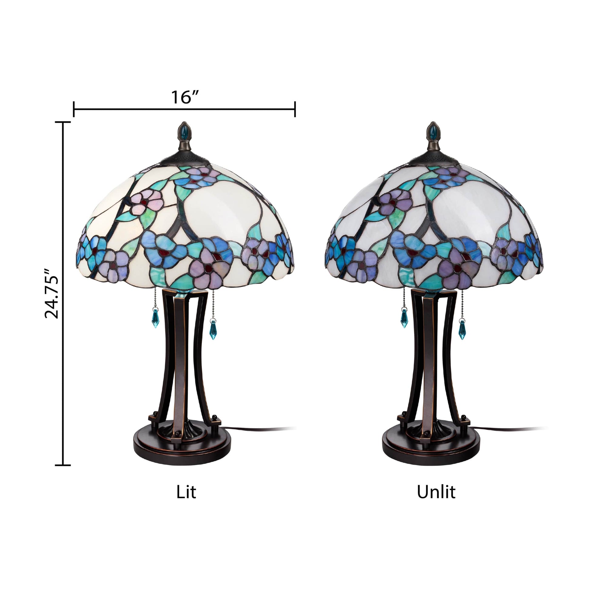 Teal/ Blue/ White/ Purple/ Red/ Bronze-