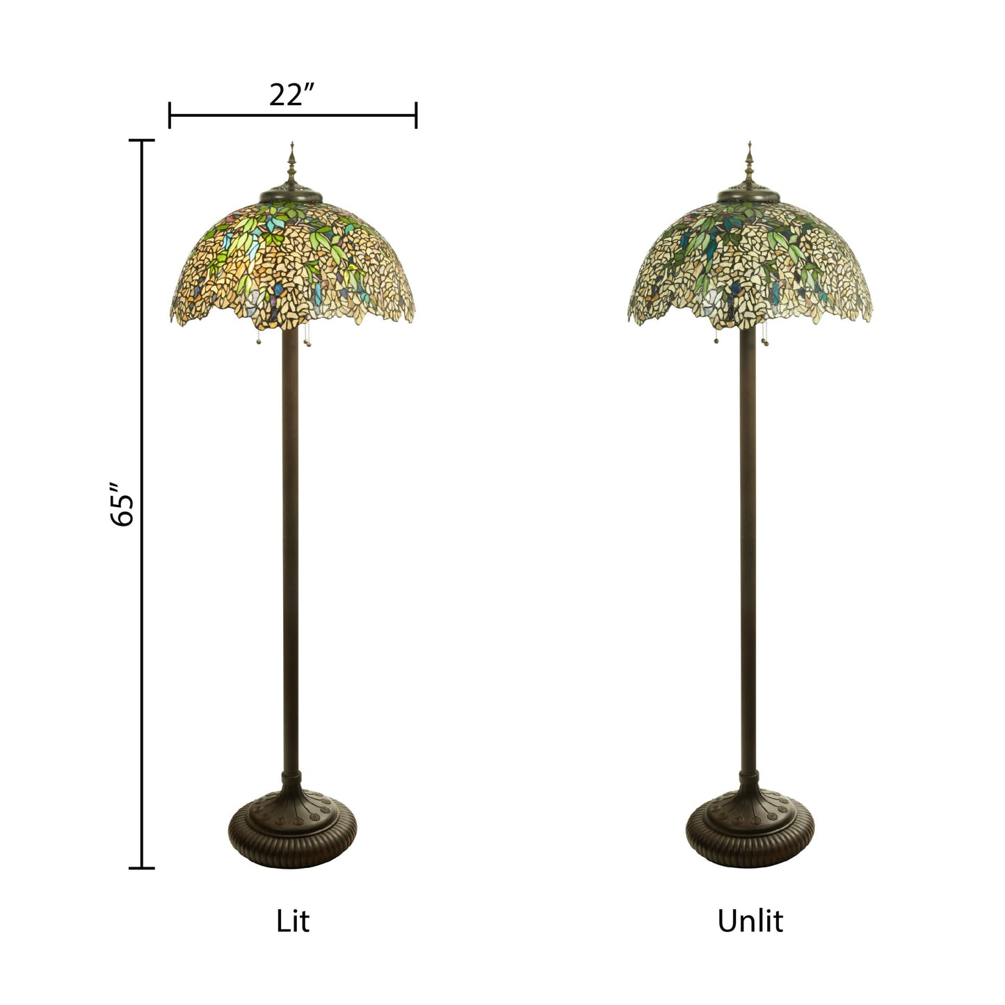 Yellow/ Green/ Antique Bronze-