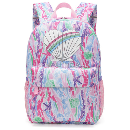 Nautica Kids 18" Airline Approved 5-Piece Carry-on Suitcase Set | Pastel Shell