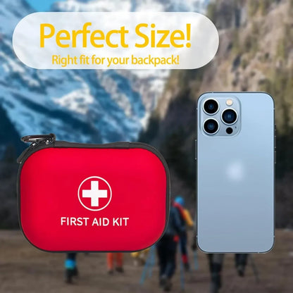 Hard Shell First Aid Case with Carabiner（20-Piece）