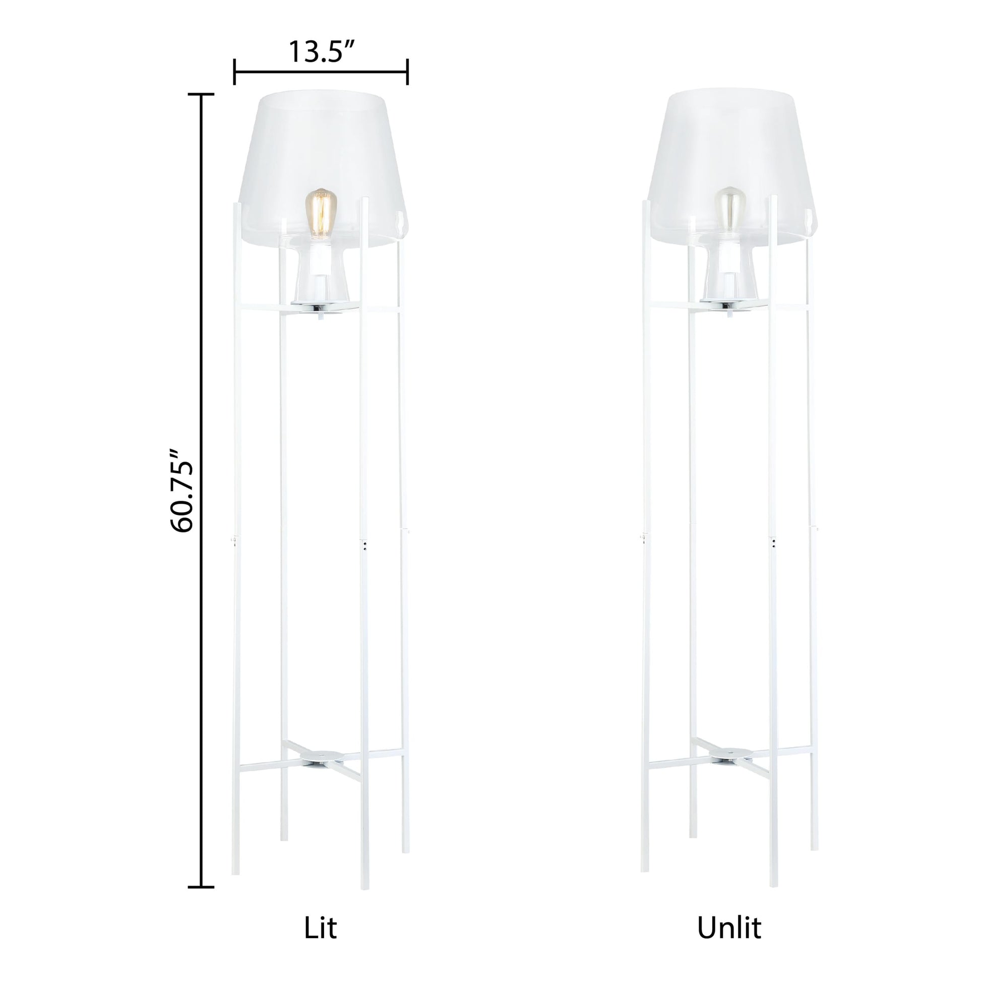 Clear/ White-