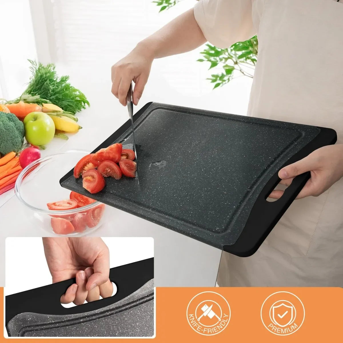 Non-Slip Rubber Grip Cutting Boards