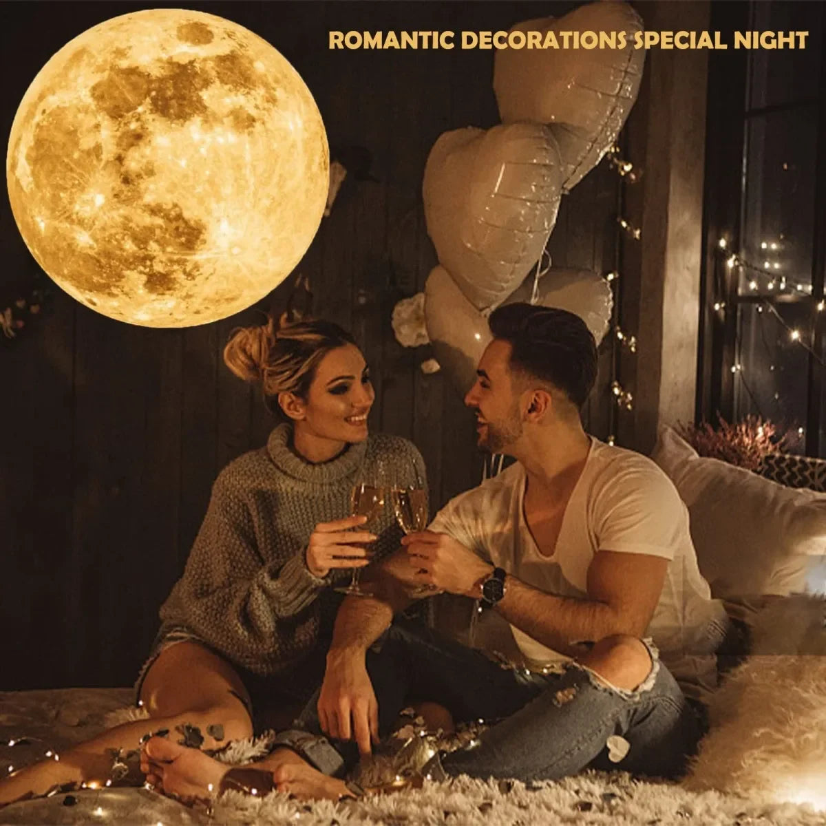 Tripod Moon Projector Light