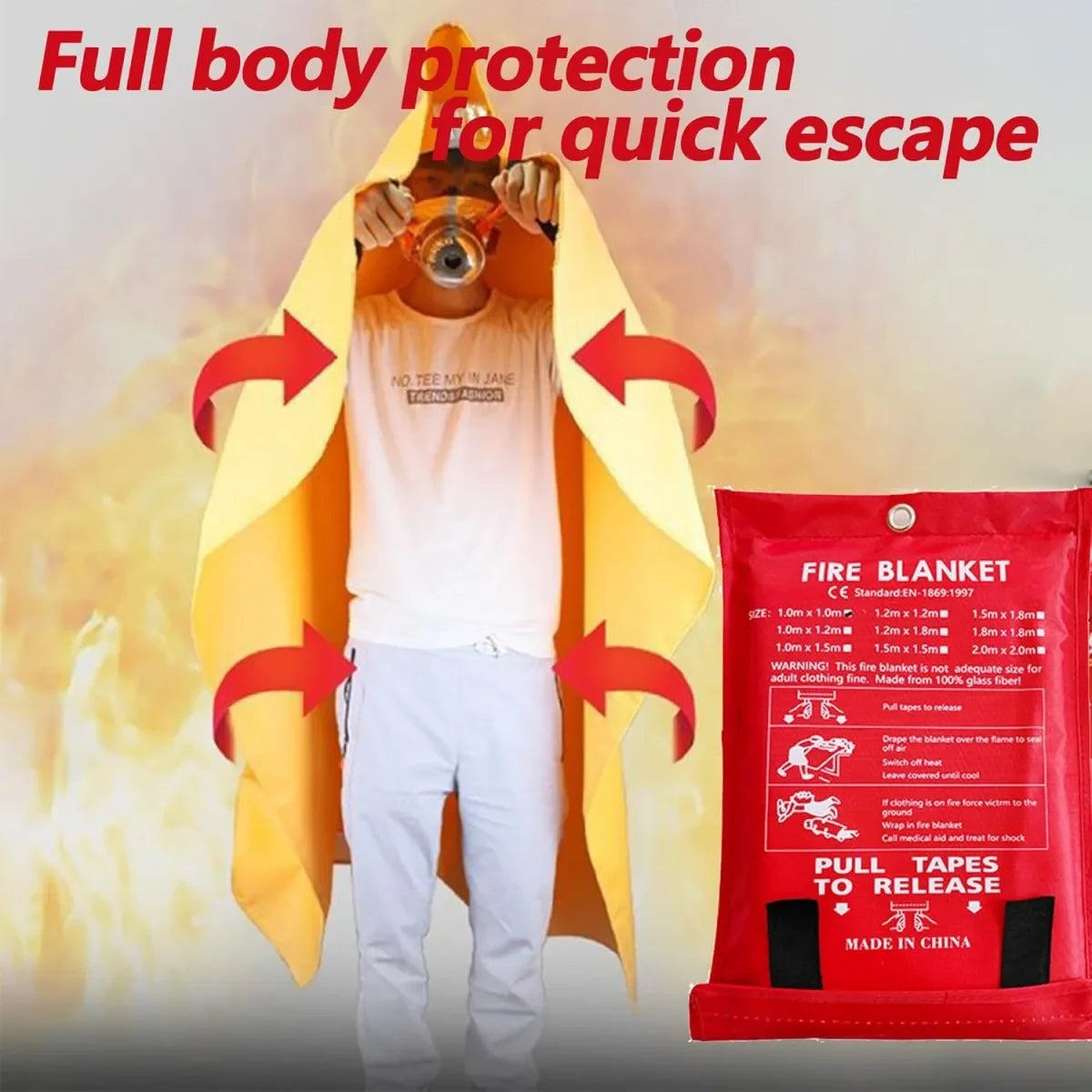 Fire Blanket for Emergency