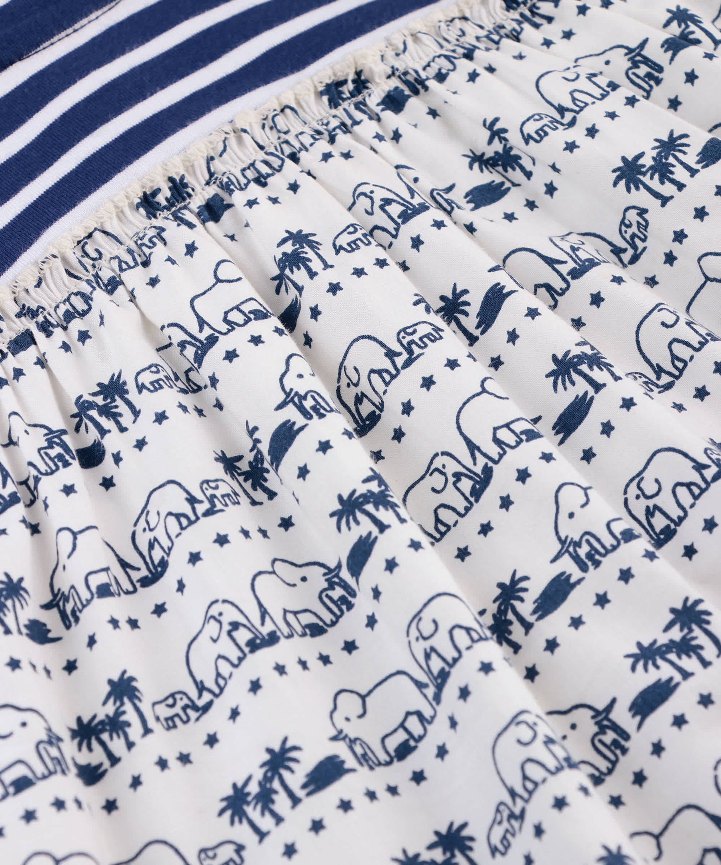 Beebay Mix-Media Elephant Print Dress
