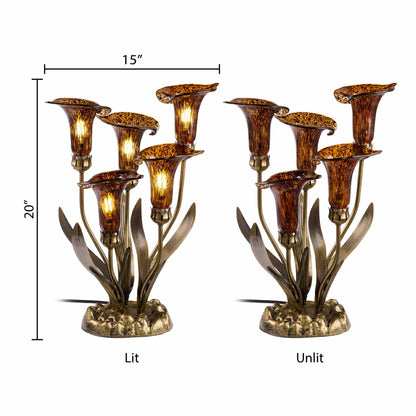 Amber/Brown/Brass-