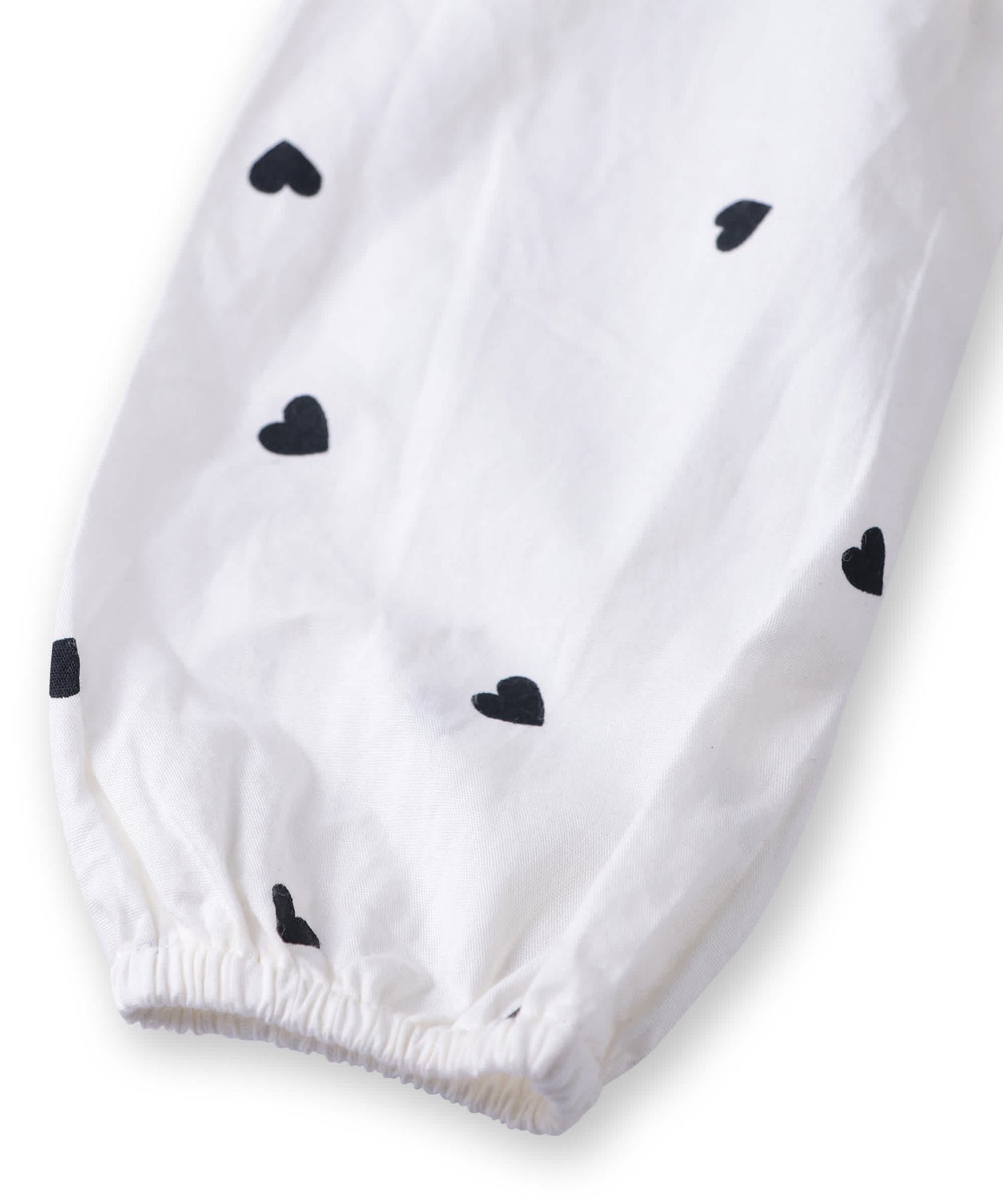 Beebay Button through heart print dress White