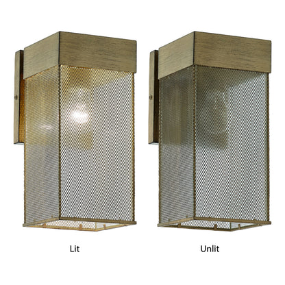 River of Goods 13.25" Dixsie Farmhouse Exterior Light Fixture Sconce
